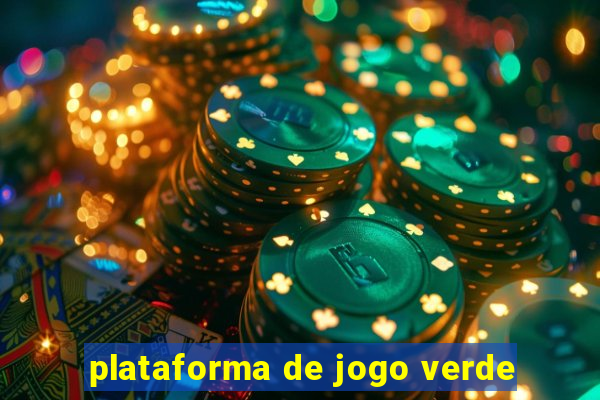 plataforma de jogo verde